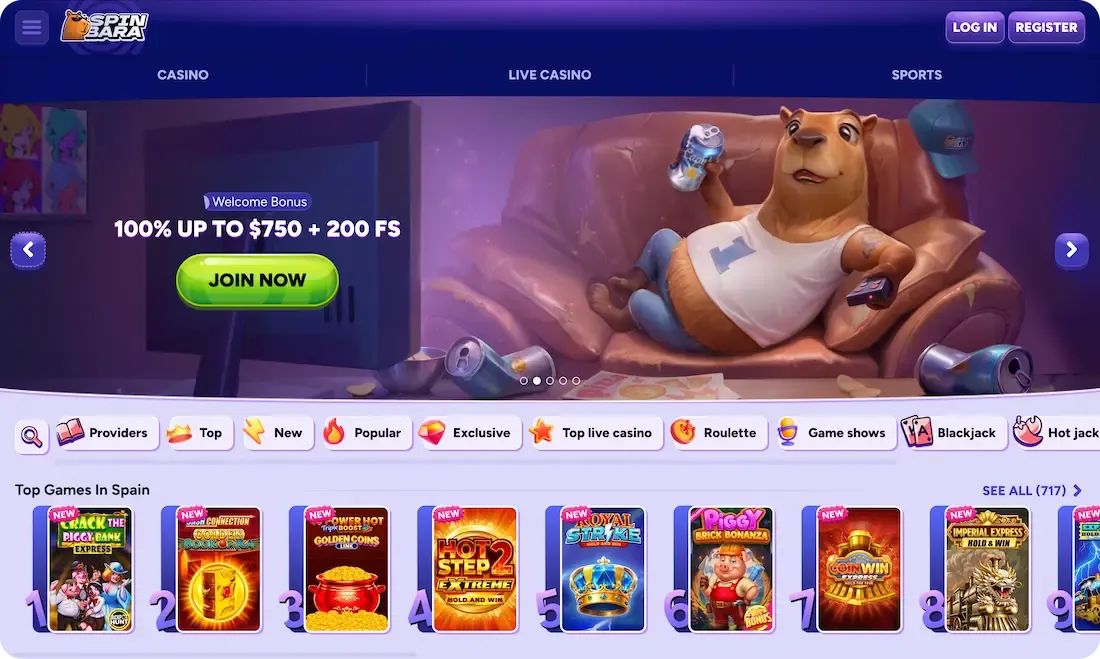 spinbara casino site